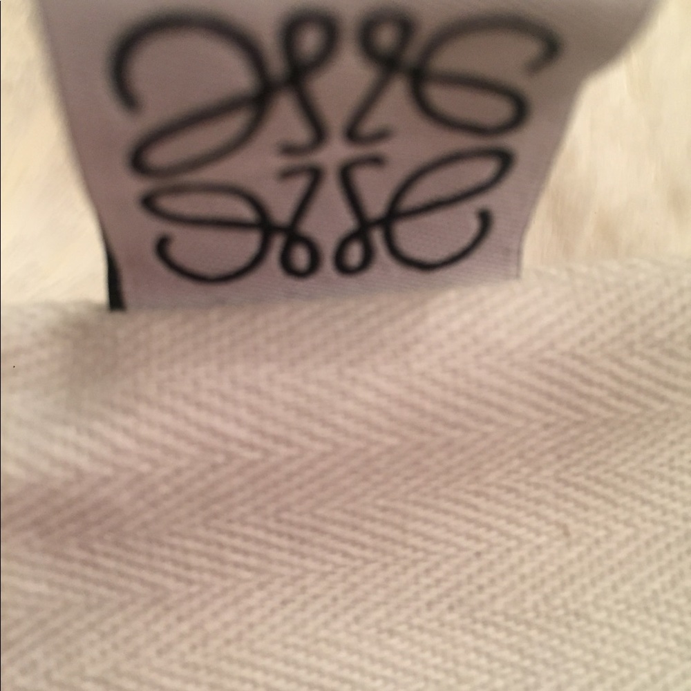 Rare Loewe Black Leather Gloves Blue Suede 7.5 - Picture 4 of 9